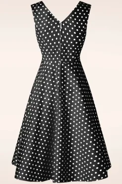 Banned Retro Summer Spot Swing Jurk In Zwart>Vrouwen Plus Size Jurken