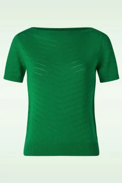 Pretty Vacant Suzie Boothals Top In Groen>Vrouwen Truitjes