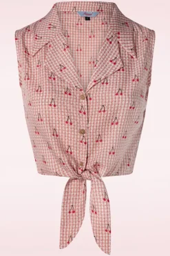 Banned Retro Sweet Pea Blouse In Roze>Vrouwen Blouses