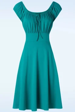 Vixen Tessy Swing Jurk In Turquoise>Vrouwen Plus Size Jurken