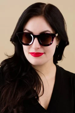 Surkana That Girl Zonnebril In Bruin>Vrouwen Zonnebrillen