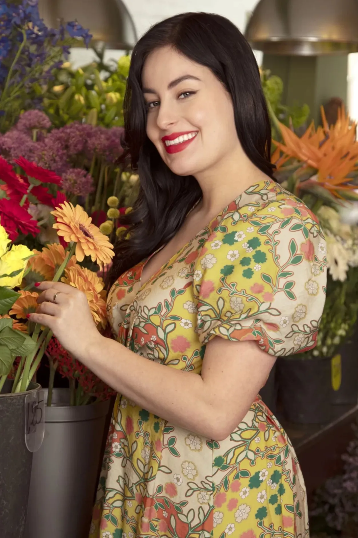 Topvintage Boutique Collection Topvintage Exclusive ~ Phoebe Maxi Jurk In Multi>Vrouwen Plus Size Jurken