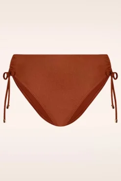 Cyell Treasure High Waist Bikini Broekje In Cederhout Bruin>Vrouwen Bikini's