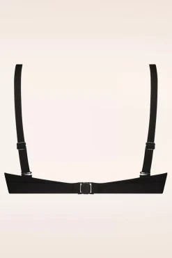 TC Beach Triangle Bikinitop In Black Rib><noscript><img width=