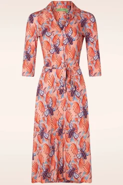 Bakery Ladies Tulsa Jurk In Bee And Orchid>Vrouwen Plus Size Jurken