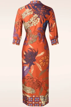 K-Design Veronica Midi Jurk In Oranje><noscript><img width=