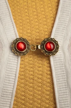 Urban Hippies Vestclips In Goud En Rood>Vrouwen Sieraden