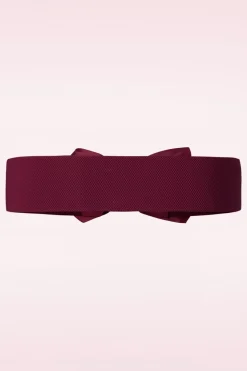 Banned Retro Wauw Voor De Bow Belt In Bourgondie>Vrouwen Riemen