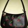 Banned Retro Wild Cherry Handtas In Zwart>Vrouwen Tassen
