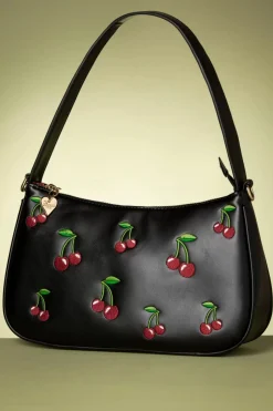 Banned Retro Wild Cherry Handtas In Zwart>Vrouwen Tassen